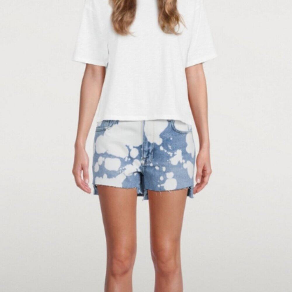 FRAME Le Ultra Baggy Short in Stagger
